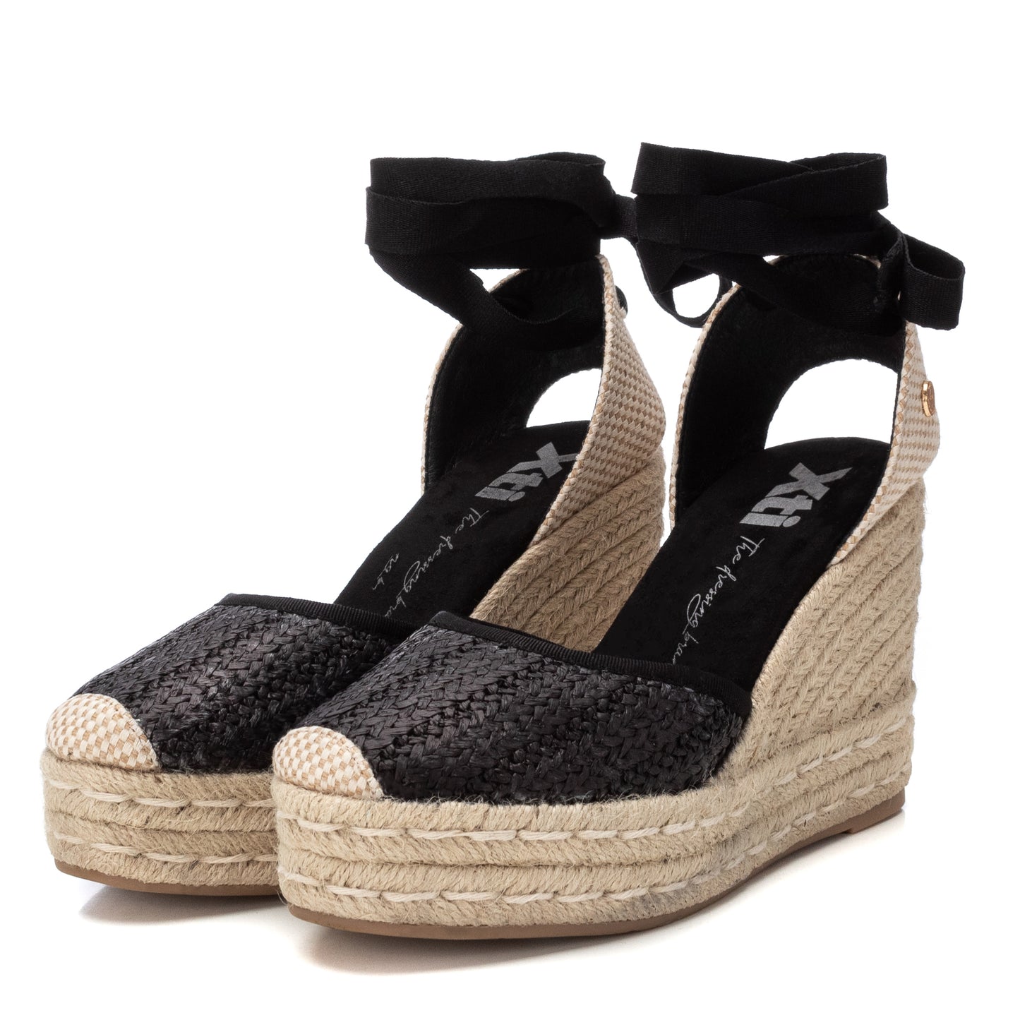 SANDALIA DE TACON  NEGRO MODELO 143951 XTI