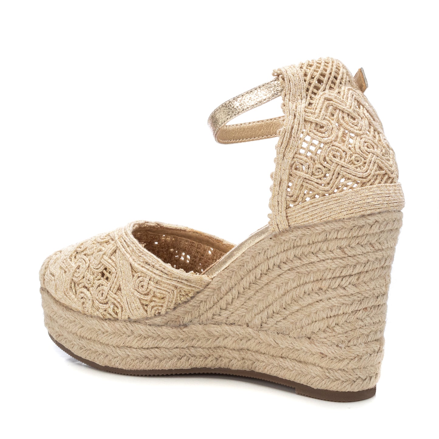 SANDALIA DE TACON  DORADO MODELO 143973 XTI