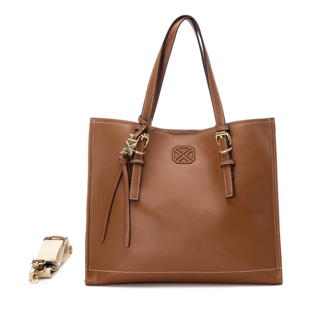 CARTERAS CASUAL COLOR CAMEL MODELO 184504