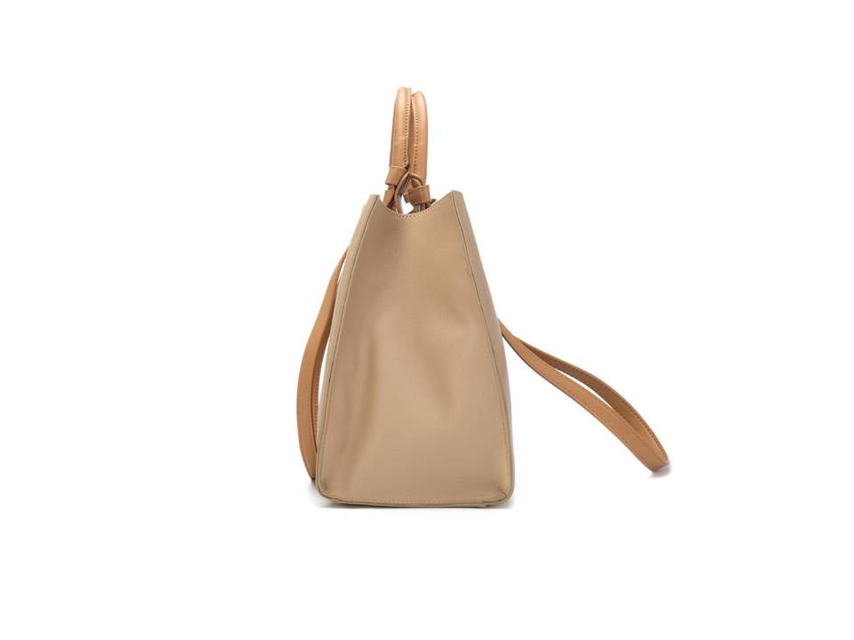 CARTERA VESTIR DAMA COLOR BEIGE MODELO 184544