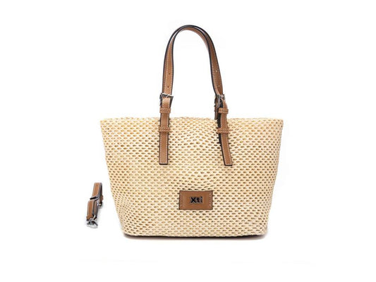 CARTERA CASUAL DAMA COLOR BEIGE MODELO 184566