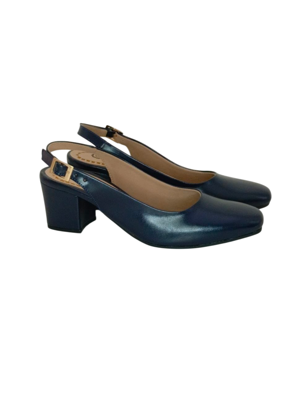 ZAPATO DE TACON COLOR AZUL MARINO MODELO SR2531