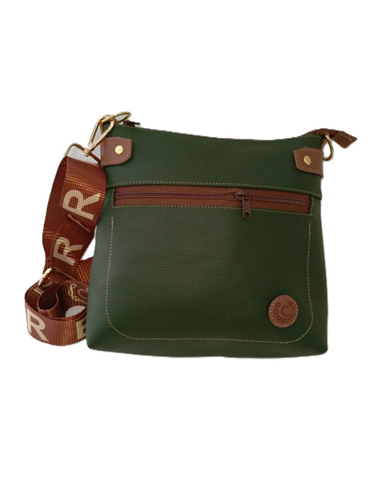 CARTERAS CASUAL  VERDE-MILITAR MODELO 2548
