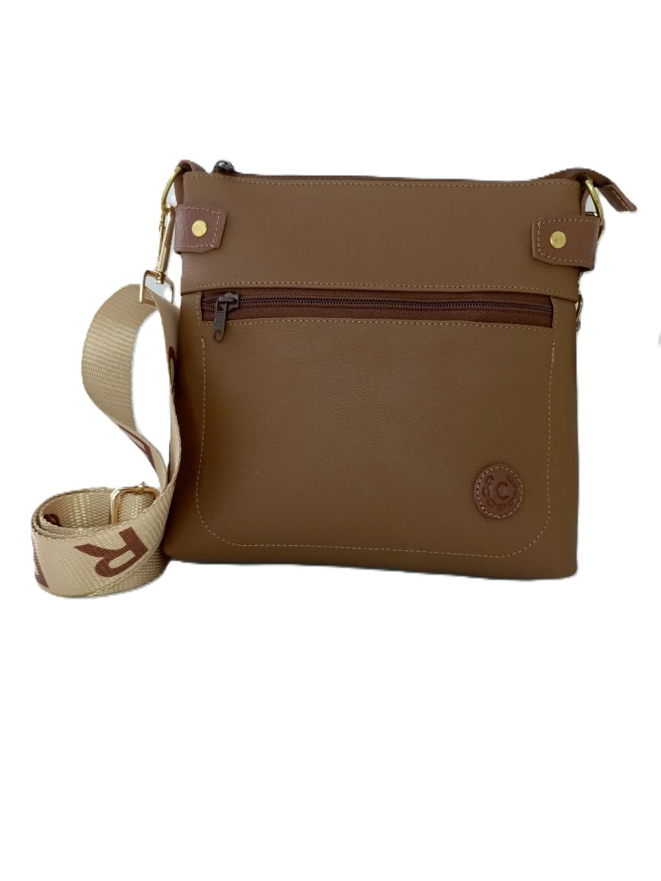 CARTERAS CASUAL  MIEL MODELO 2548