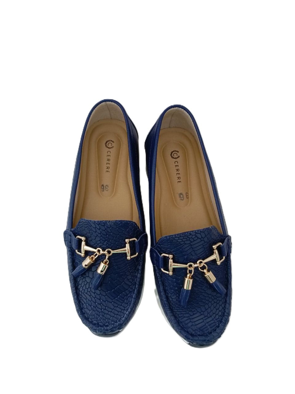 MOCASIN DAMA  AZUL-MARINO MODELO 2720