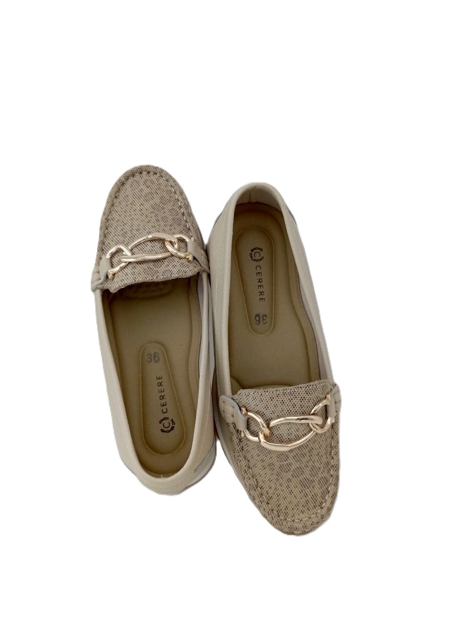 MOCASIN DAMA  BEIGE MODELO 2765