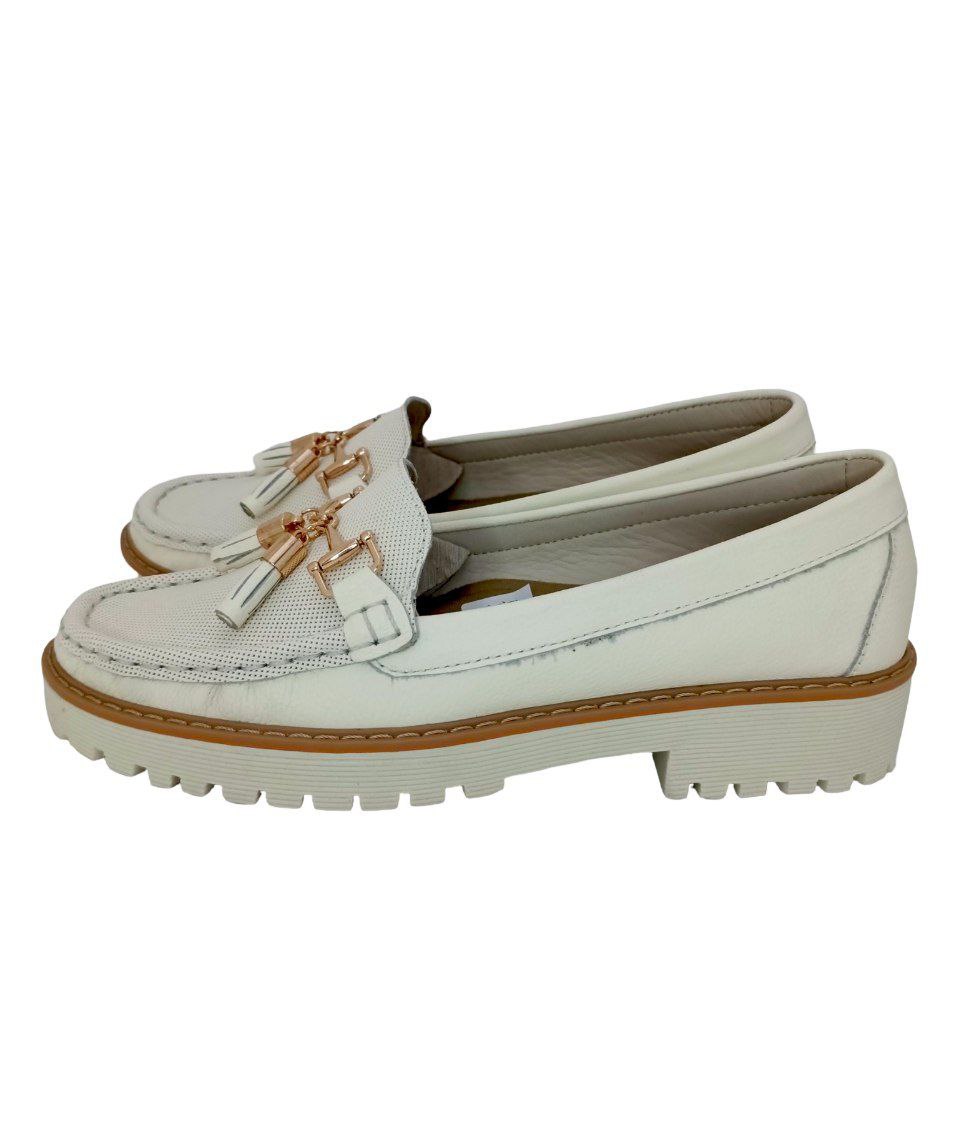 MOCASINES CONFORT DAMA COLOR TALCO MODELO 2811