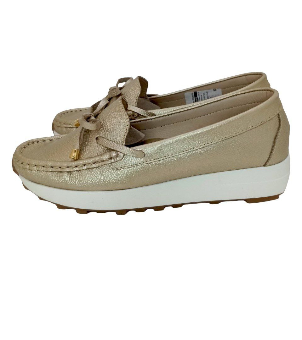 MOCASINES CONFORT CERERE DAMA COLOR DORADO MODELO 2829