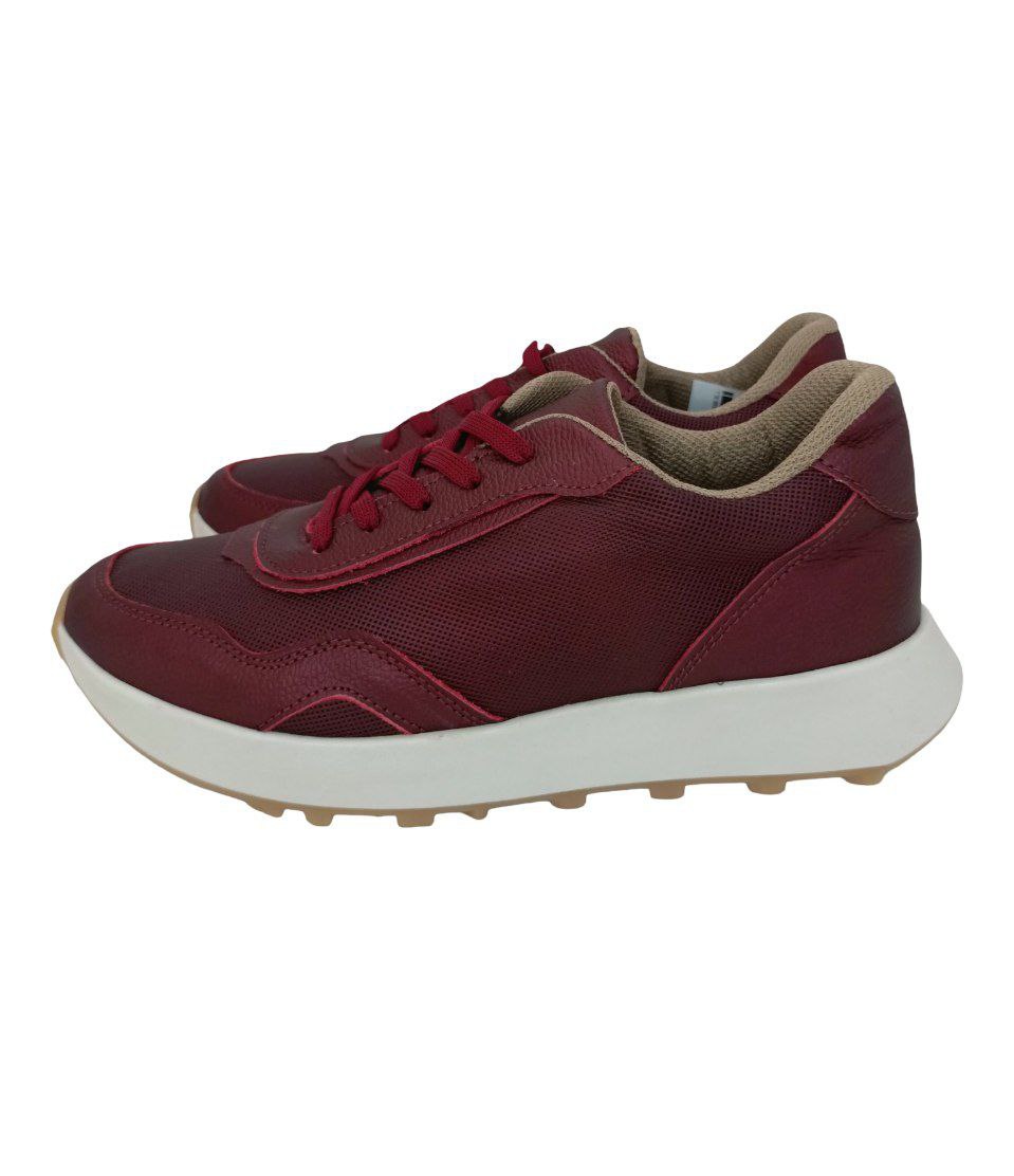 DEPORTIVOS CERERE DAMA COLOR VINO TINTO MODELO D598
