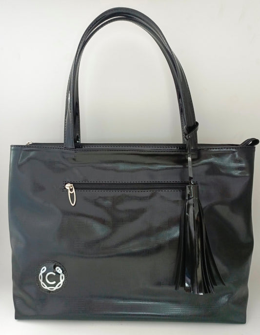 Cartera de Piel Negro Modelo ELI12 - Ideal para Uso Diario y Salidas Casual