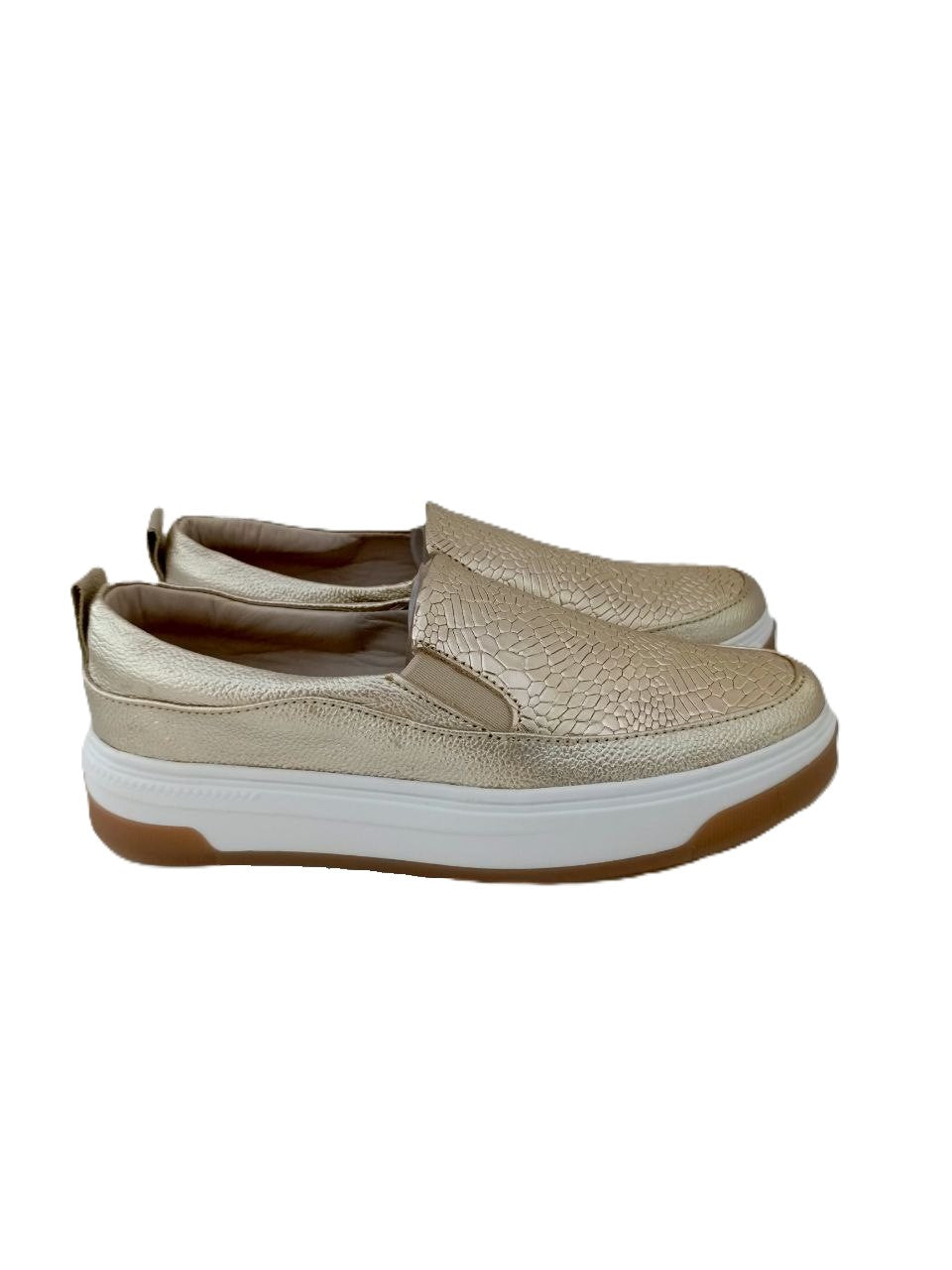 MOCASIN DAMA  DORADO MODELO M2002