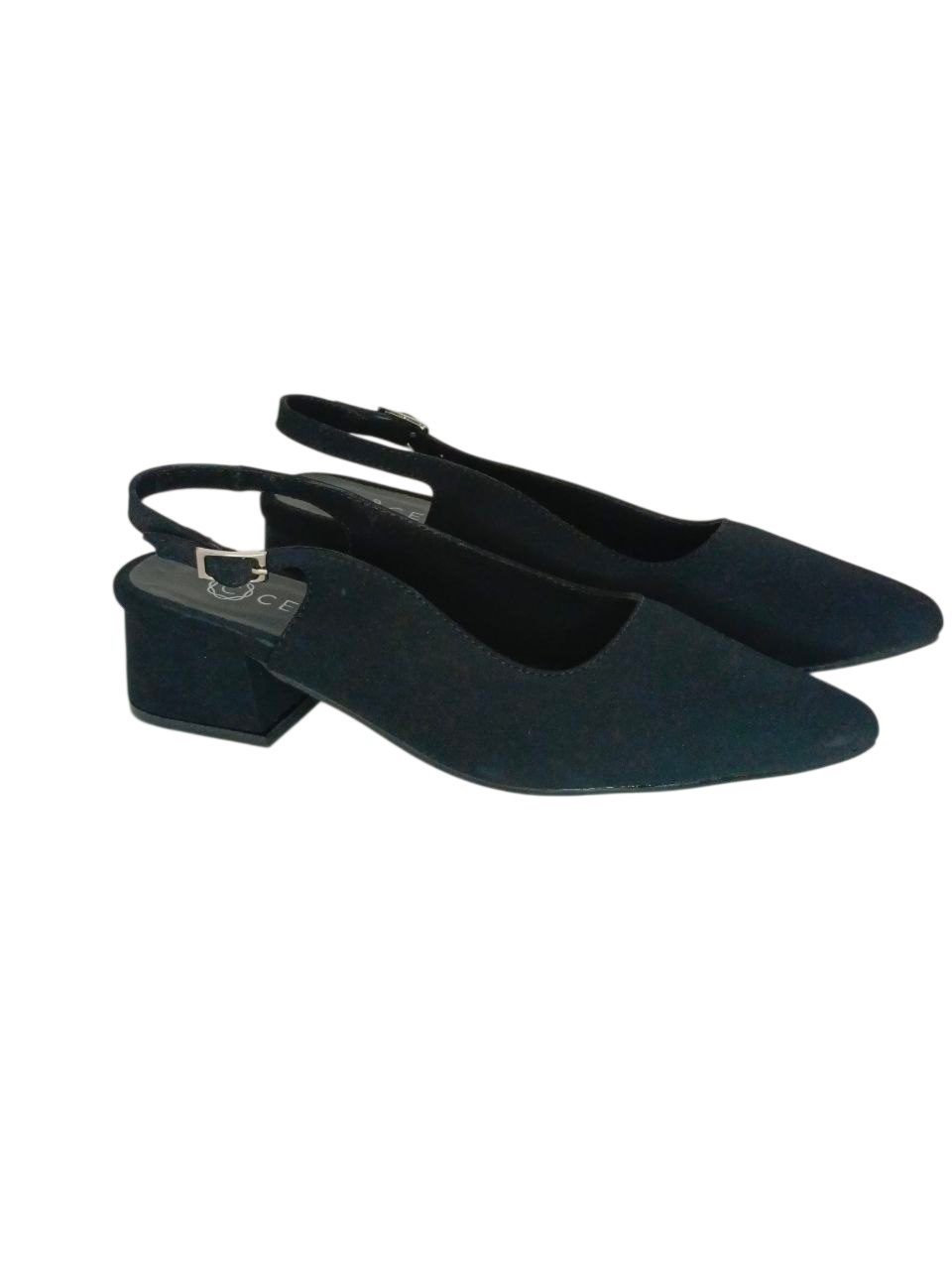 ZAPATO DE TACON COLOR NEGRO MODELO TVP01