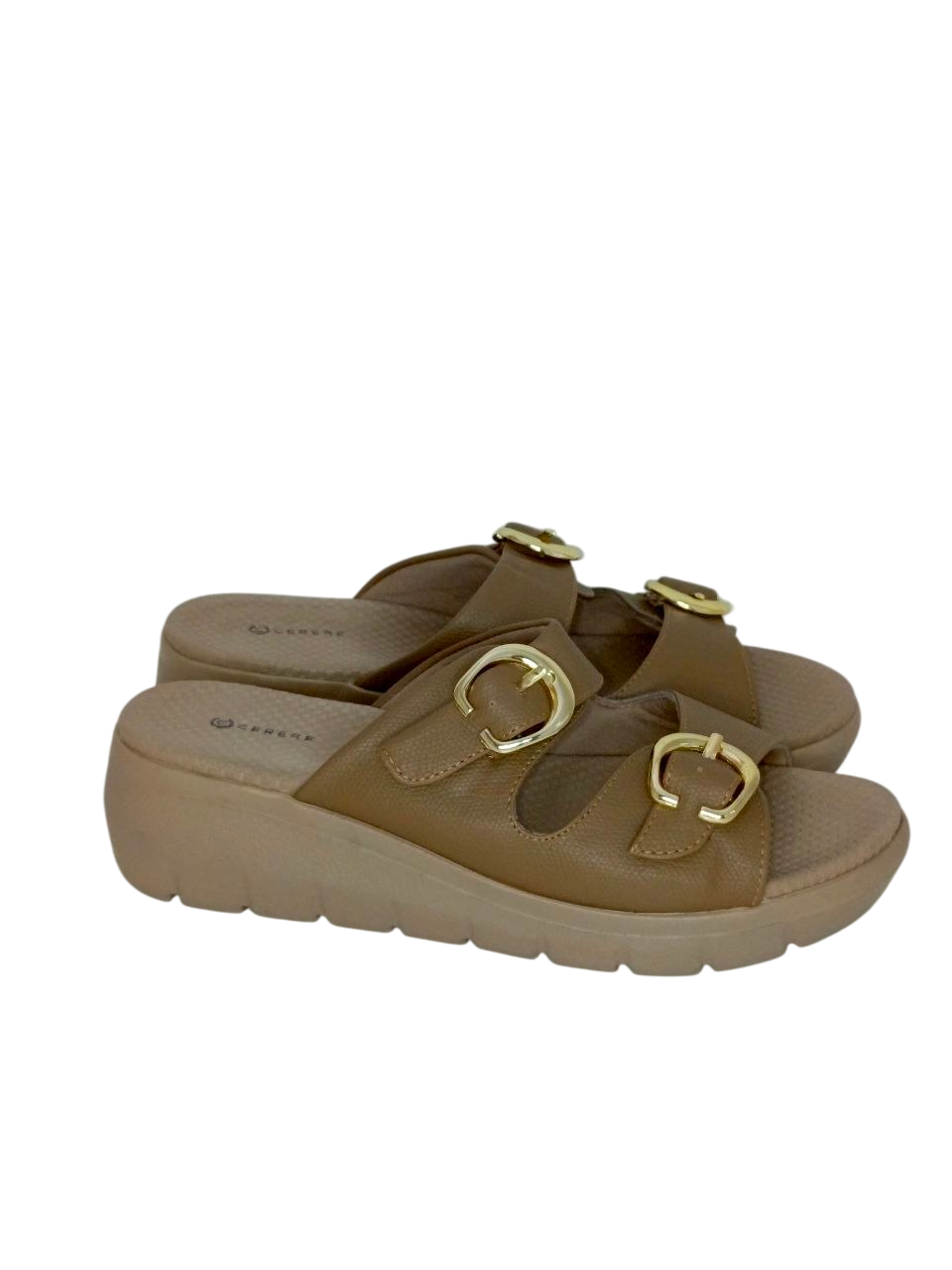 SANDALIA DAMA COLOR TAUPE MODELO FL3009