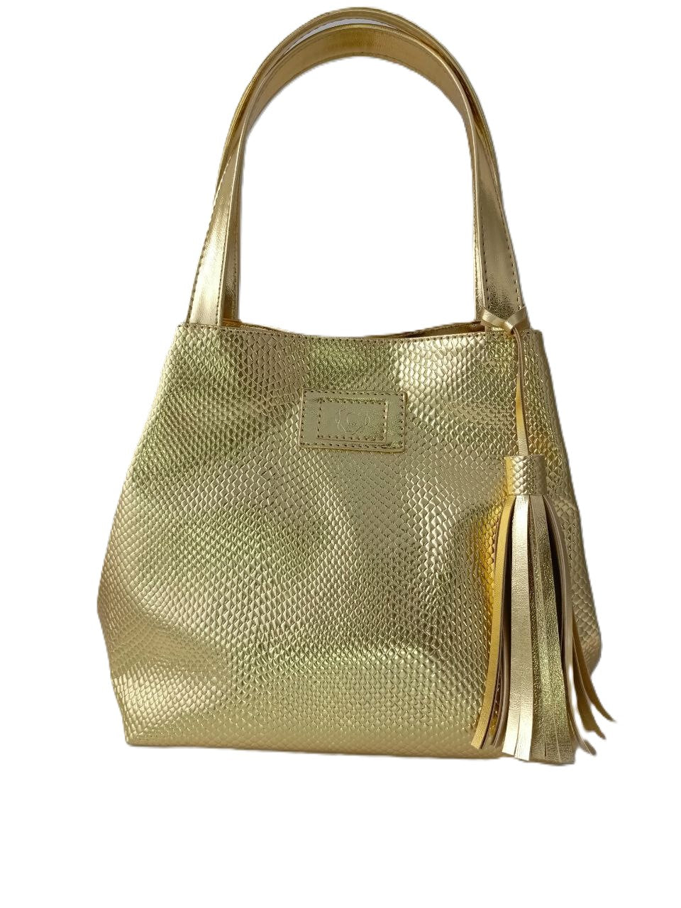 Cartera de Piel coco Dorado Modelo RatNevnier - Ideal para Uso Diario y Salidas Casual