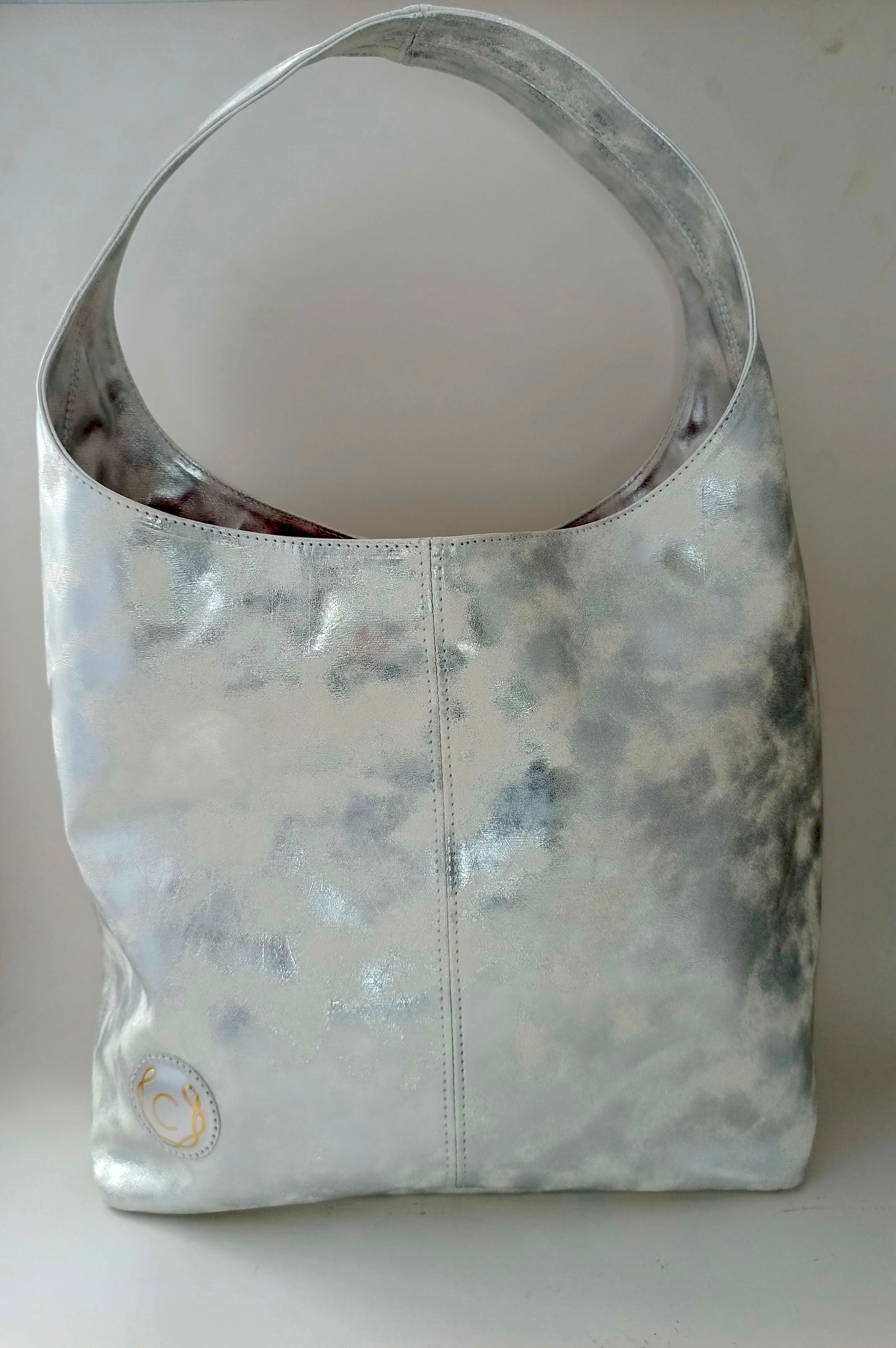 Cartera de Fantasia Plata Modelo yosoy - Ideal para Uso Diario y Salidas Casual